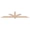 Ekena Millwork Kennewick Smooth Timber Gable Bracket, Douglas Fir, 108"W x 22"H x 5 1/2"D x 5 1/2"F, 5/12 Pitch GBW108X22X0606KEN00SDF - alternate 1